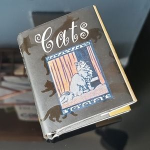 Cats vintage tiny tomes book by Frank Snepp Collecrible Miniature